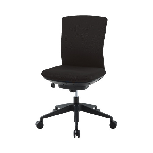 シンフォート回転椅子布張ブラック画像
