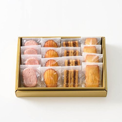 ギフト箱 MTG-GS 無地メタリックゴールドギフトBOX-S(10枚) ヘッズ 無地のメタリックゴールドのギフトボックスが整然と並ぶ状態