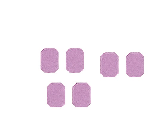 マグネットマーク（文字なし） ライラック 6個入