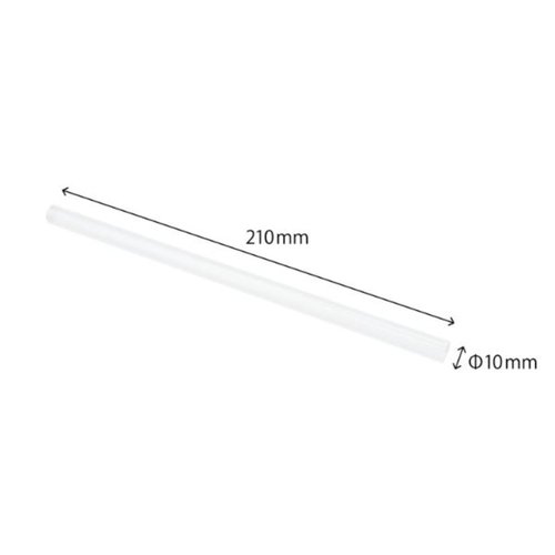 裸タピオカストローK 透明 10φ×210mm 200本画像