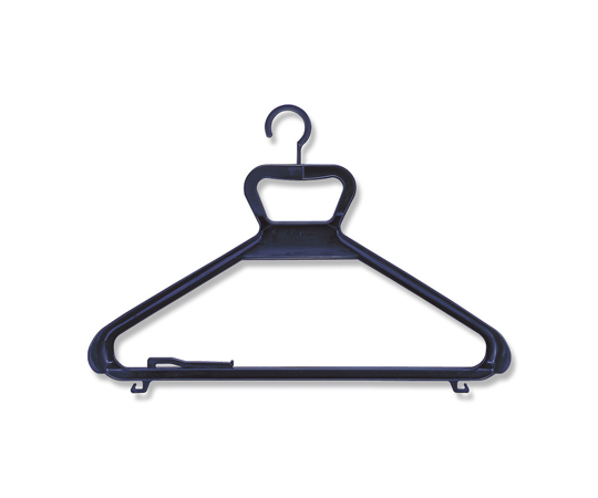 スーツバッグ用 キャリーハンガー 紳士用 黒 5本入画像