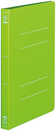 フラットファイル（ＰＰ）　Ａ５縦　黄緑　１０冊画像