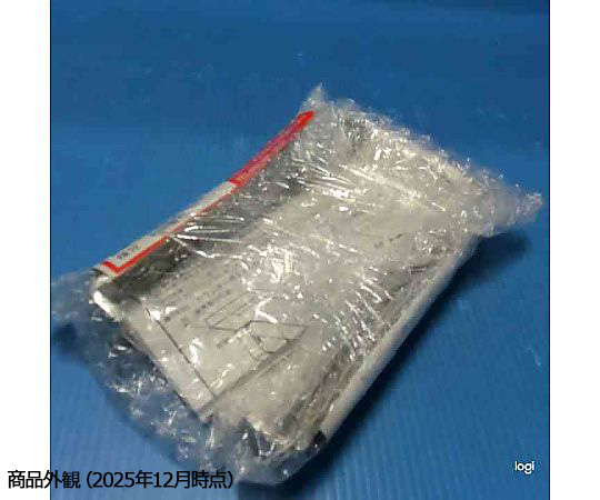 カウンター用ペーパーホルダー　ステンレス 撥水加工が施されたステンレス製のペーパーホルダーが横向きで配置されている状態