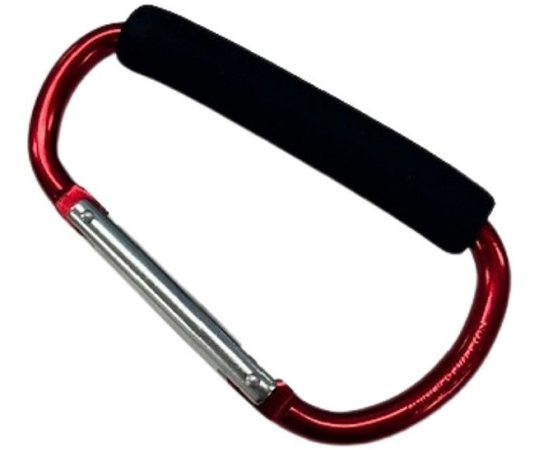 カラビナ 大 レッド画像