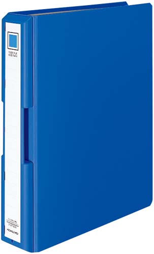 取っ手付きチューブＦ青Ａ４縦背幅６５ｍｍ　３冊画像
