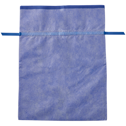 不織布ﾘﾎﾞﾝ付きｷﾞﾌﾄﾊﾞｯｸﾞ ﾈｲﾋﾞｰ 45×60×12cm 1ﾊﾟｯｸ(5枚)画像