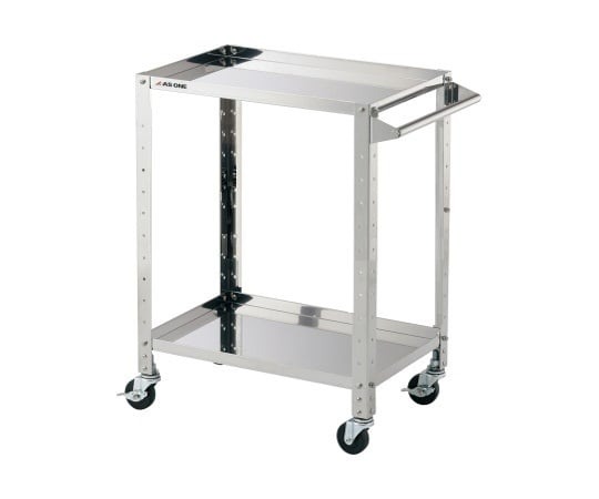 ステンレスヘビーワゴン　枠付き　2段画像