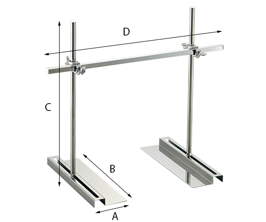 ヒータースタンド 角型スタンド・ワイドタイプ画像