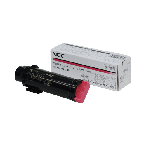 純正トナー　ＰＲ－Ｌ５８５０Ｃ－１７　マゼンタ画像