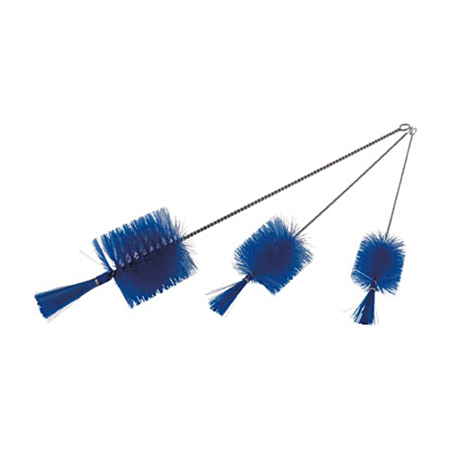 理化学ﾌﾞﾗｼ 瓶洗い用 PBT毛 ｽﾃﾝﾚｽ柄2号 1本画像