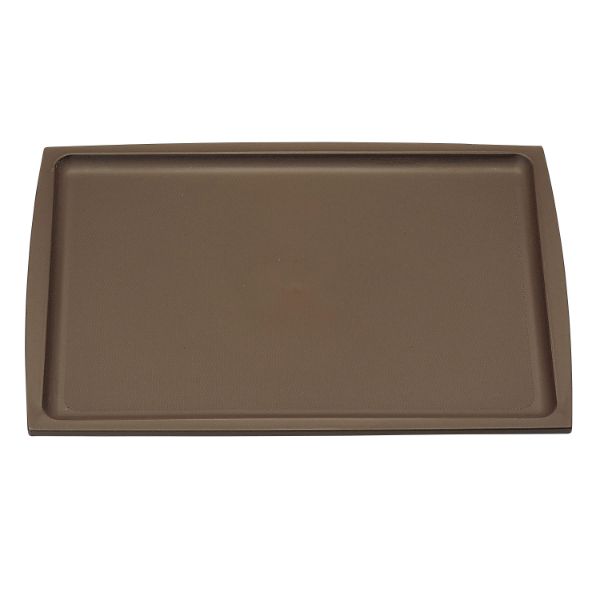 お盆 M44-413 長角盆 390×300 ブラウン ノンスリップ マイン画像
