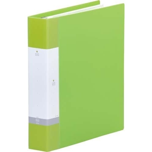 クリヤーブック交換式　黄緑　Ａ４縦背幅５５ｍｍ画像