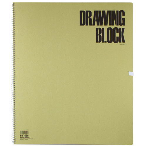 ｽｹｯﾁﾌﾞｯｸ ｵﾘｰﾌﾞ F8 厚口 20枚 1冊画像