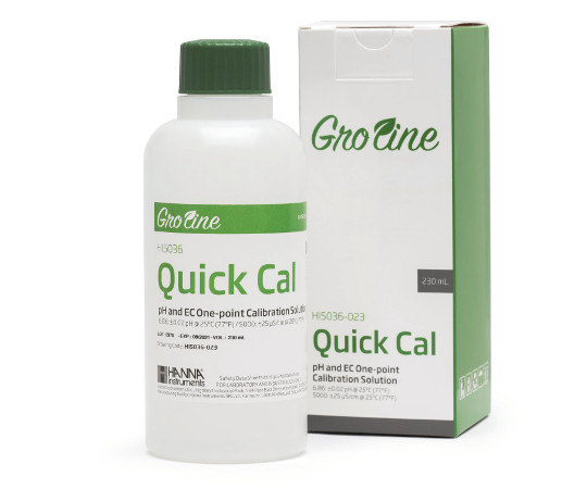 GroLine　pH/EC簡易標準液　ボトル入りタイプ（230mL）