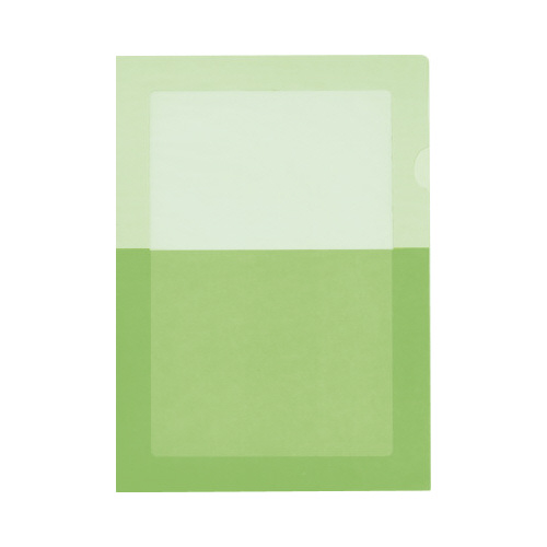 ペーパーホルダー＜オール紙＞（窓付き）５枚入り緑画像