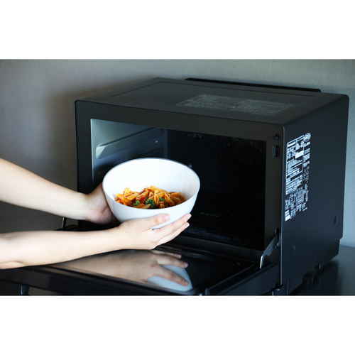 抗菌耐熱レンジザルボウル5P　グレー 異なるサイズのボウルが重ねられた状態