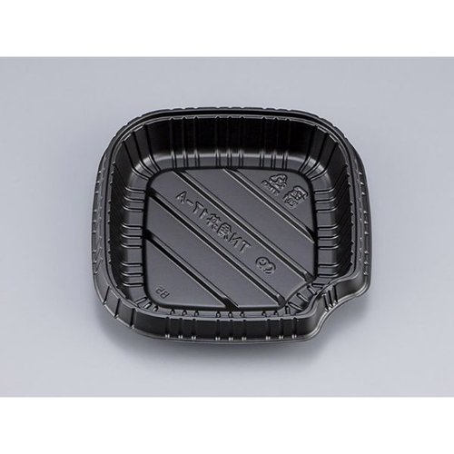 TN角丼17-A中皿(N) 黒 [ケース販売]