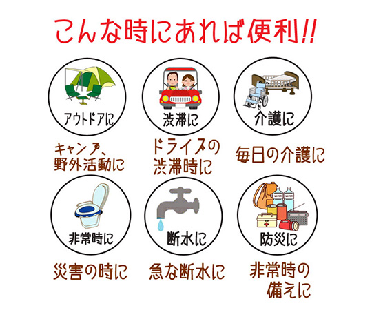 シャットレット 10回分 10個入 パッケージが正面を向き、上部に開封口が見える状態