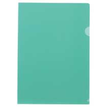 ｶﾗｰｸﾘｱﾌｫﾙﾀﾞｰ A4 ｸﾘｽﾀﾙｸﾞﾘｰﾝ 1ﾊﾟｯｸ(10枚)画像