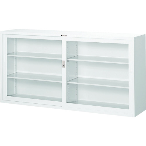 ｽﾀﾝﾀﾞｰﾄﾞ書庫(D400) ｶﾞﾗｽ引違 1760×H880 ﾎﾜｲﾄ 1台画像