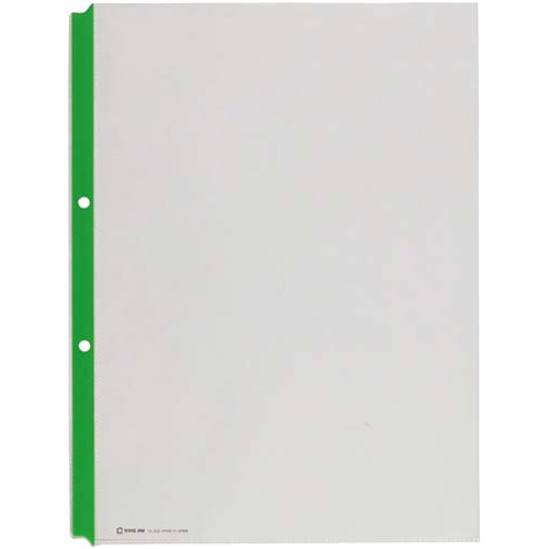 カラーガードポケット　Ａ４縦　緑　１０枚画像