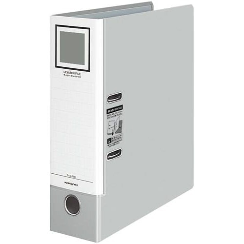 レバッチファイル　Ａ４縦　背幅９３ｍｍ　銀　５冊画像