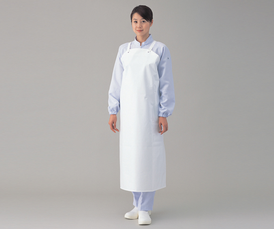 胸付前掛　ＥＶＡ製　ホワイト