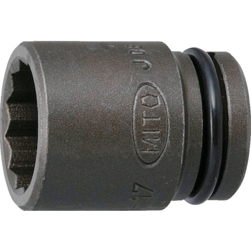 3/8　インパクトレンチ用　ソケット(12角)　17mm　1個画像