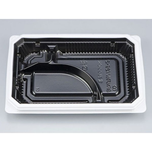 シーピー化成 弁当容器 BFNアルバ25-2 BW 本体 発泡画像