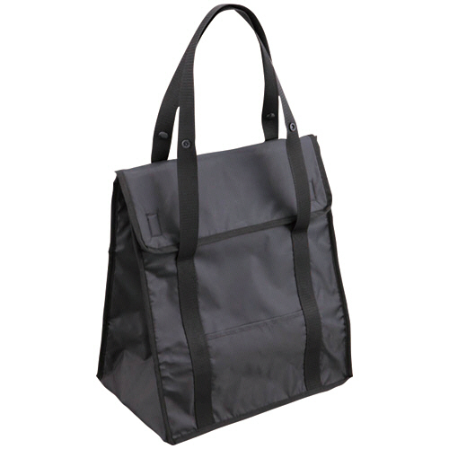 保冷ｼｮｯﾋﾟﾝｸﾞｴｺﾊﾞｯｸﾞ ﾄｰﾄ 10L ﾌﾞﾗｯｸ 1個画像