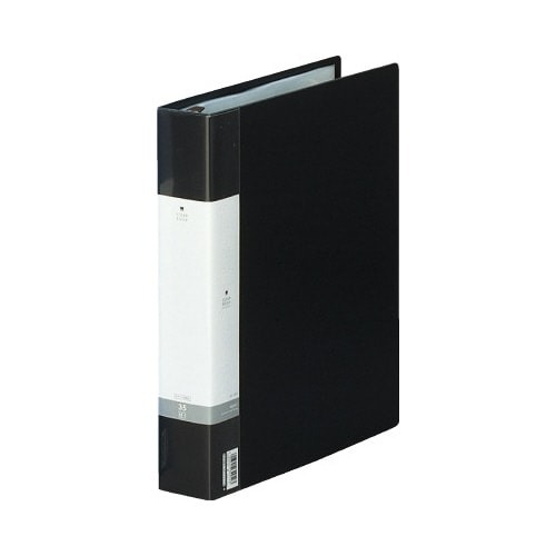 クリヤーブック交換式　黒　Ａ４縦背幅５０ｍｍ画像