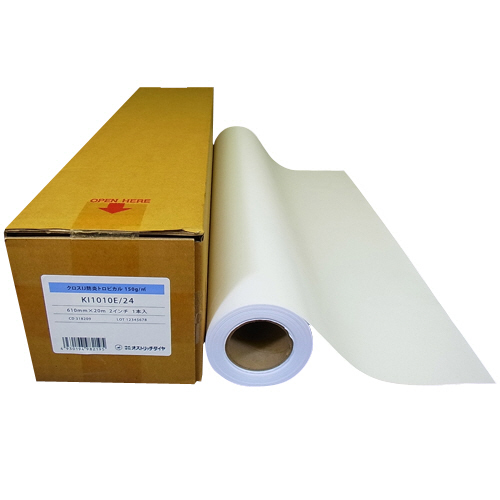 ｸﾛｽIJ 防炎ﾄﾛﾋﾟｶﾙ 160g/m2 610mm×20m 2ｲﾝﾁｺｱ 1本画像