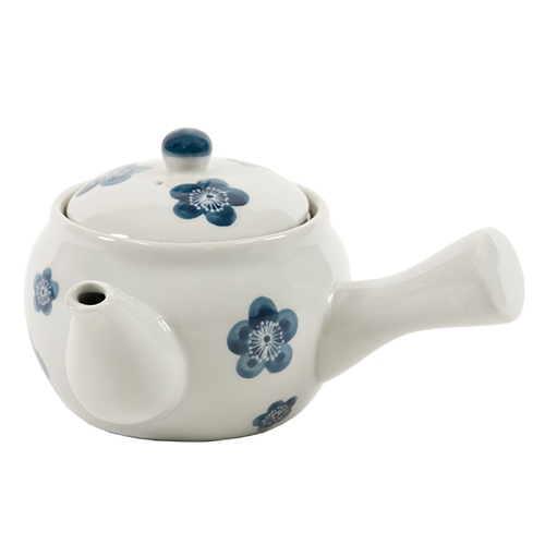 急須 380ml 青小梅 茶こし付き ポット ティーポット 陶器画像
