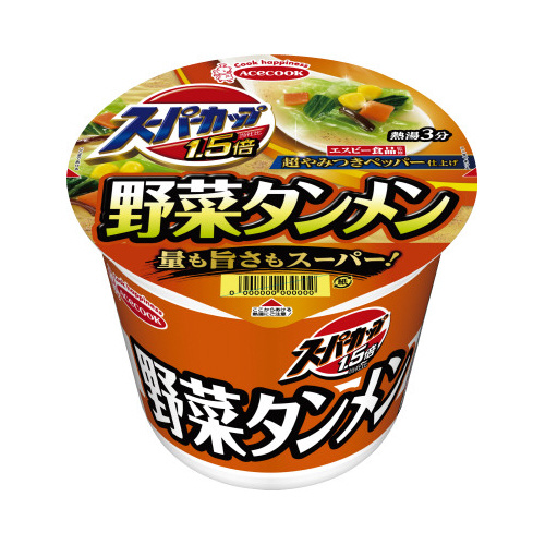 スーパーカップ１．５倍　野菜タンメン　１２個入画像