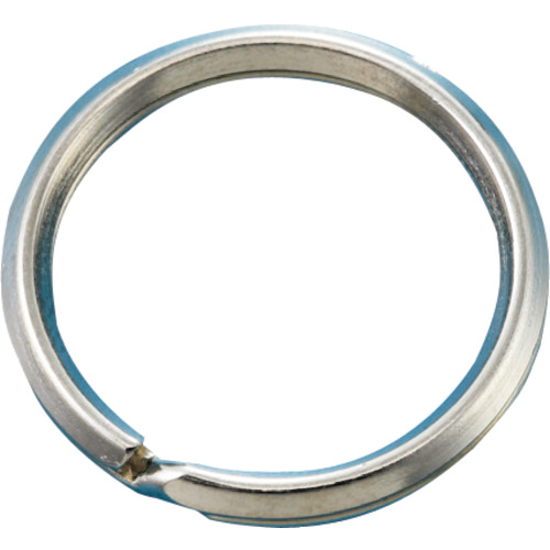 二重ﾘﾝｸﾞ(ｷｰﾘﾝｸﾞ) 金具17 内径15.5mmφ ｽﾁｰﾙ製 1組(10個)