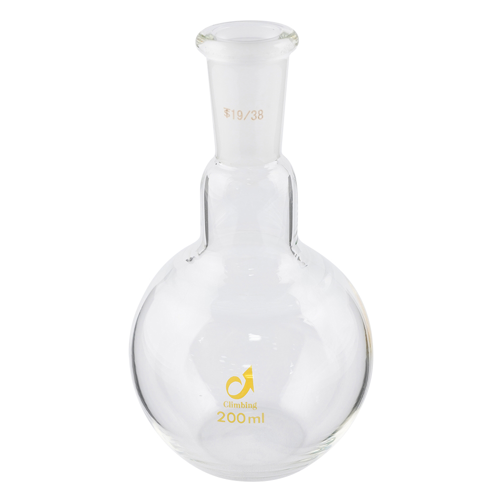 共通摺合短首平底フラスコ　200mL　TS19／38画像