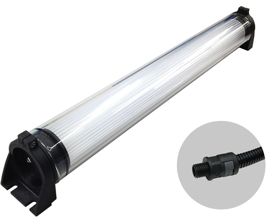 筒型防水LEDライト AC100V 2330lm 16W ケーブルカバー付画像
