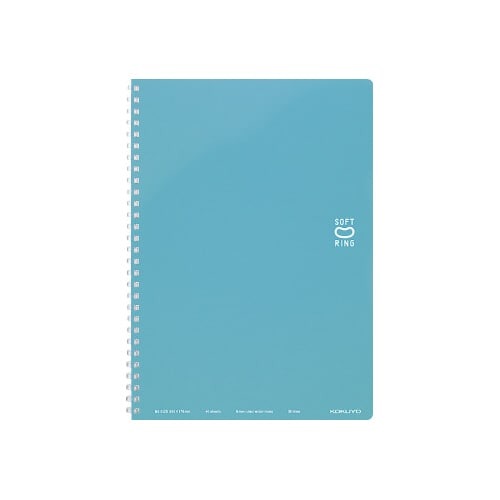 ソフトリングノート　セミＢ５　ドットＢ罫４０枚水色画像