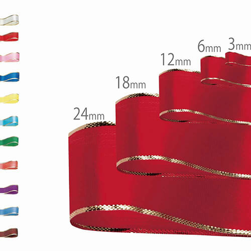 ギフト包装やラッピングが簡単に華やかに！カール可能な赤色のリボン