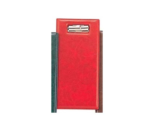 えいむ レザータッチ 伝票ホルダー 二ツ折り BH-102 エンジ画像