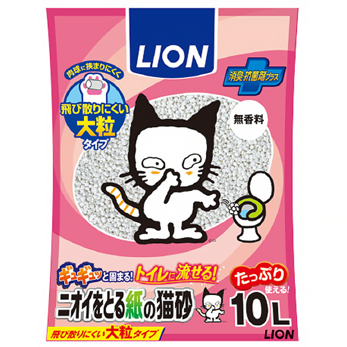 ﾆｵｲをとる紙の猫砂 10L 1ﾊﾟｯｸ画像