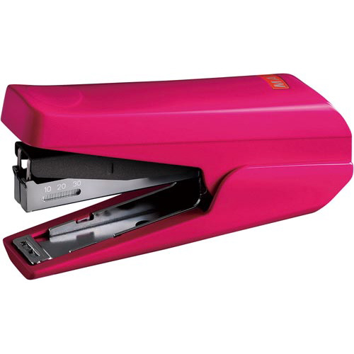 軽とじホッチキス　ＨＤ－１０ＴＬ　ピンク×３画像