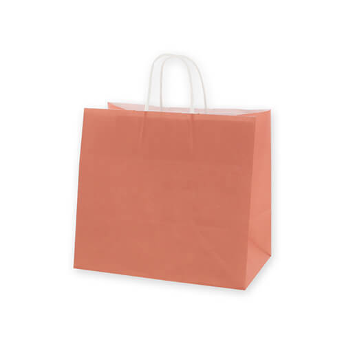 手提げ紙袋（くれない・丸紐・幅320×マチ200×高さ290mm）画像