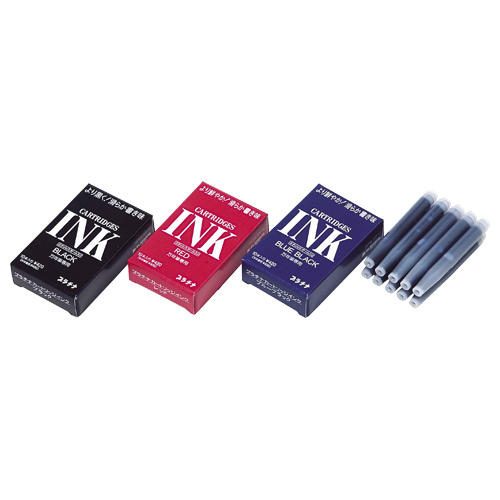 万年筆用ｶｰﾄﾘｯｼﾞｲﾝｸ ﾚｯﾄﾞ 1ｹｰｽ(10本)