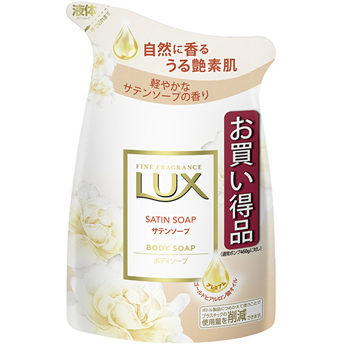ﾗｯｸｽ ﾎﾞﾃﾞｨｿｰﾌﾟ ｻﾃﾝｿｰﾌﾟ つめかえ用 300g 1個画像