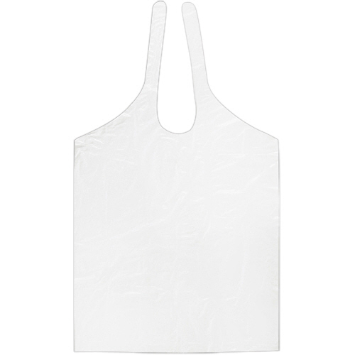 PE食事用ｴﾌﾟﾛﾝ ﾀｲｵﾝﾀｲﾌﾟ ﾎﾜｲﾄ 1箱(50枚)画像