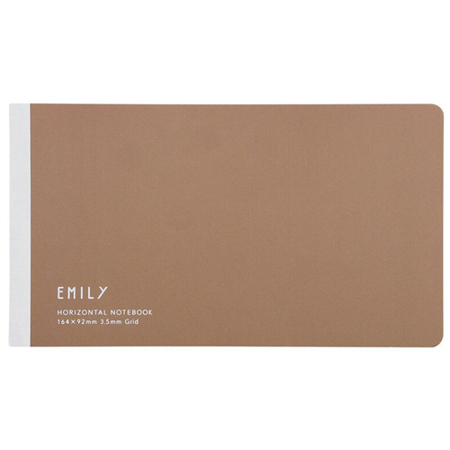 EMILy 横長ﾉｰﾄ ﾁｬｲﾛ 1ｾｯﾄ(5冊)