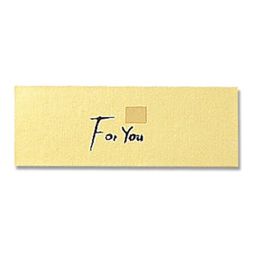 ギフトシール Ｓ フォーユー金 ８４片画像