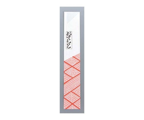箸袋（500枚）オレンジ小柄 上質紙No.2