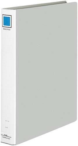 リングファイル貼り表紙　銀Ａ４縦背幅４５ｍｍ４冊画像